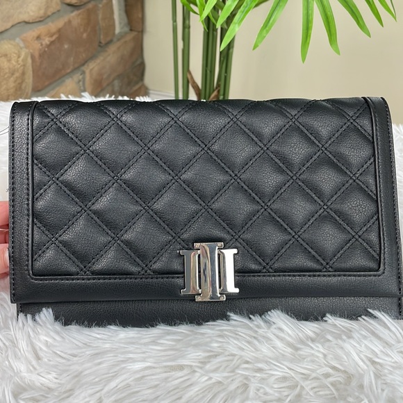 INC INTERNATIONAL CONCEPTS ~ Jenn Clutch ~ Black ~ NWT! - Picture 4 of 12
